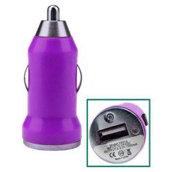 Cell Phone Car Power Adapter (Purple)